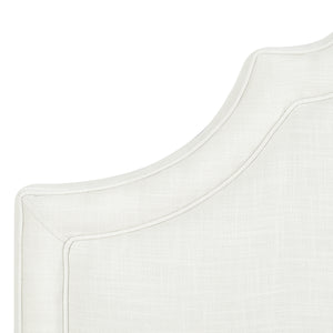 Catherine Upholstered King Headboard, Antique