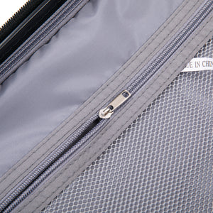 4-Piece Luggage Set with Cosmetic Case in Blue