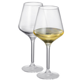 Barcelona Acrylic Stemmed Wine Glassware, Set of 2