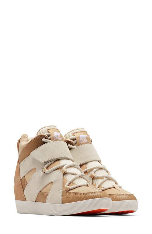 SOREL Out N About Sport Wedge Bootie in Nova Sand/Canoe , Size 7