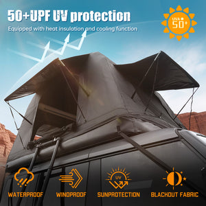 Foldable 2-3 People Amphibious Inflatable Car Roof Top Tent