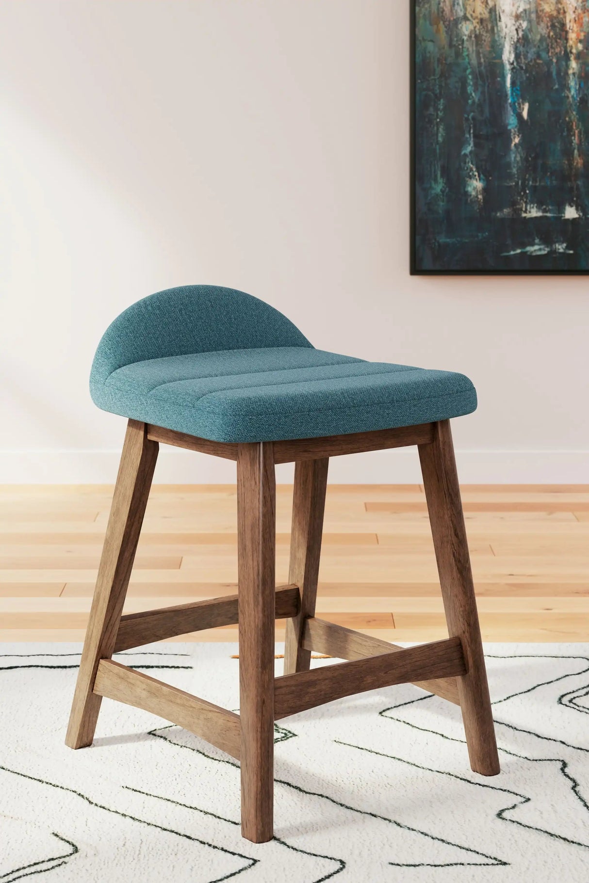 Lyncott - Upholstered Barstool (Set of 2) - Best Buy Furniture