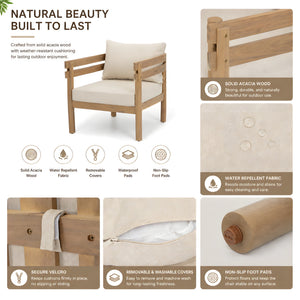 Light Patio Seating