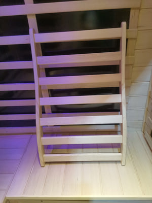 Hemlock Wide Flat Grid Sauna Room Backrest