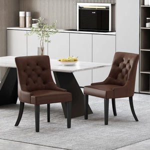 Cheney - Contemporary Dining Chair Tufted Upholstery (Set of 2) - Best Buy Furniture