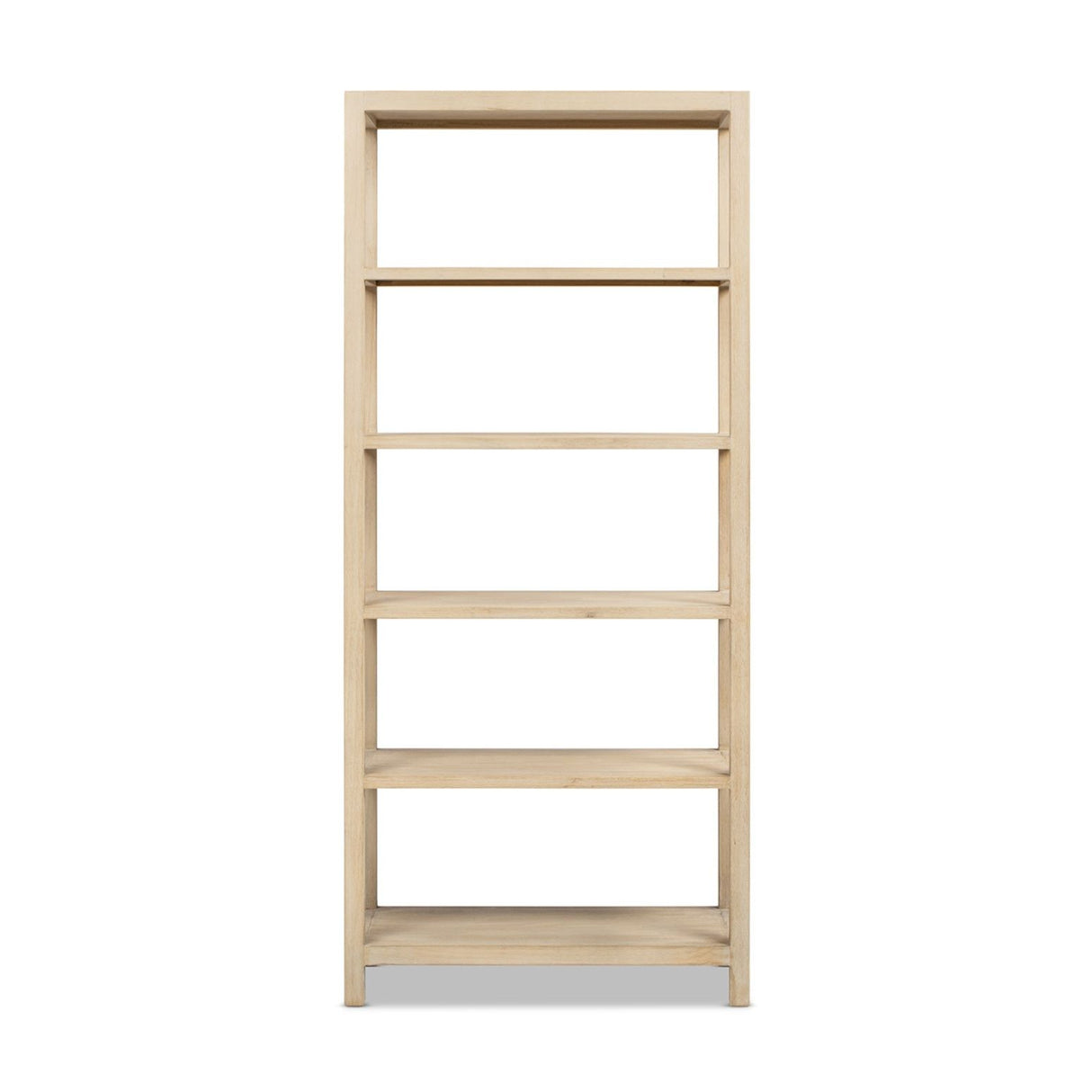 Ellis - 5 Shelf Open Frame Bookcase - Natural