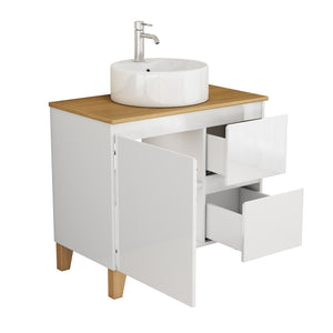 31.5-Inch Modern Bathroom Vanity with Sink Combo