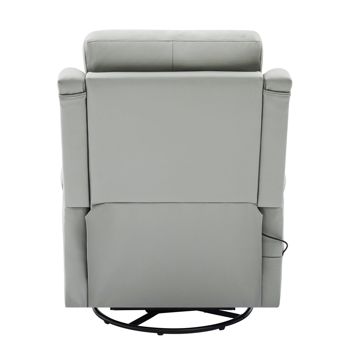 Manual Recliner Swivel Rocking Chair With 8 Point Massage And Heating