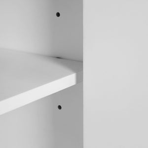 Bathroom Vanity With Integrated Sink, 2 Door Cabinet, Single Sink For Small To Medium Bathrooms