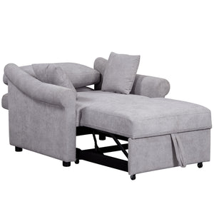 Convertible Sleeper Chair With Adjustable Backrest