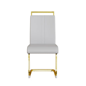 Side Dining Room Chair, Padded Seat High Back