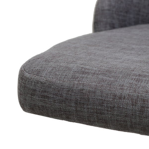 Modern Dining Chair With Iron Legs And Wood Finish