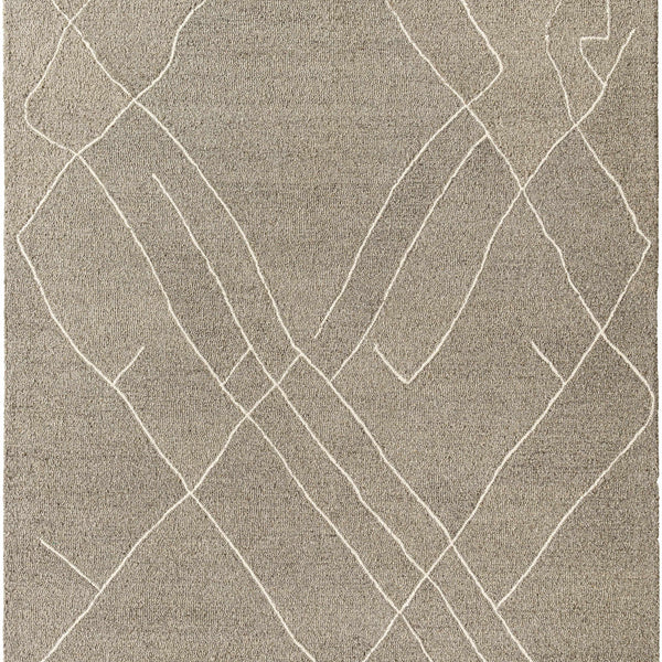 Arsenal Trout Valley Gray Wool Rug