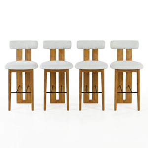 Renee Indoor Contemporary Rolled-Back Bar Stool