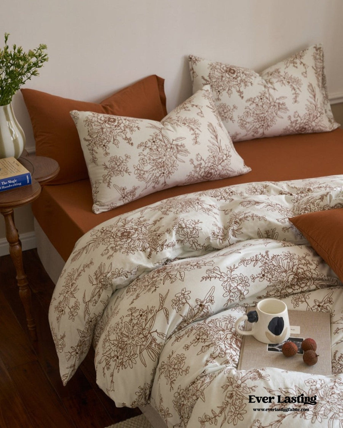 Ever Lasting Adèle French Countryside Bedding Set / Orange - view 2