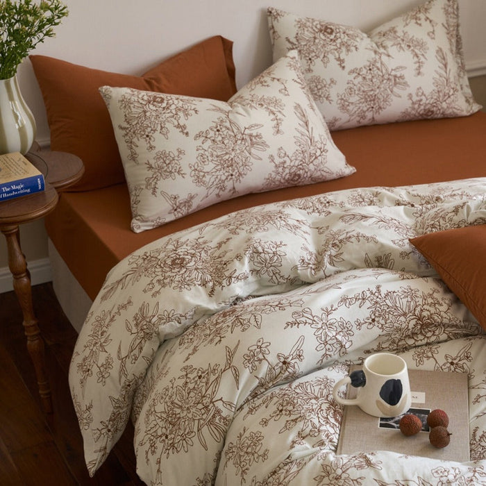 Ever Lasting Adèle French Countryside Bedding Set / Orange