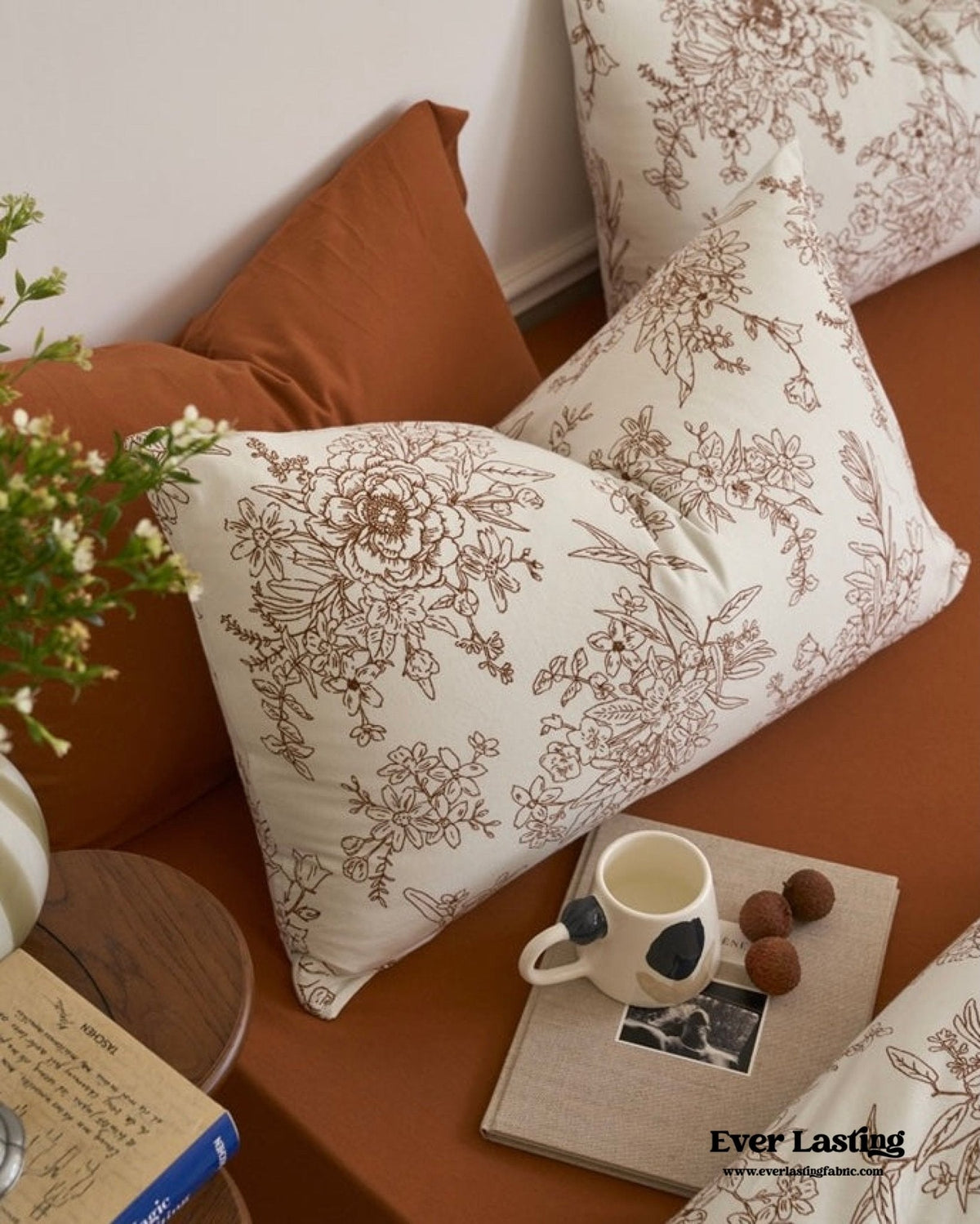 Ever Lasting Adèle French Countryside Bedding Set / Orange - view 3