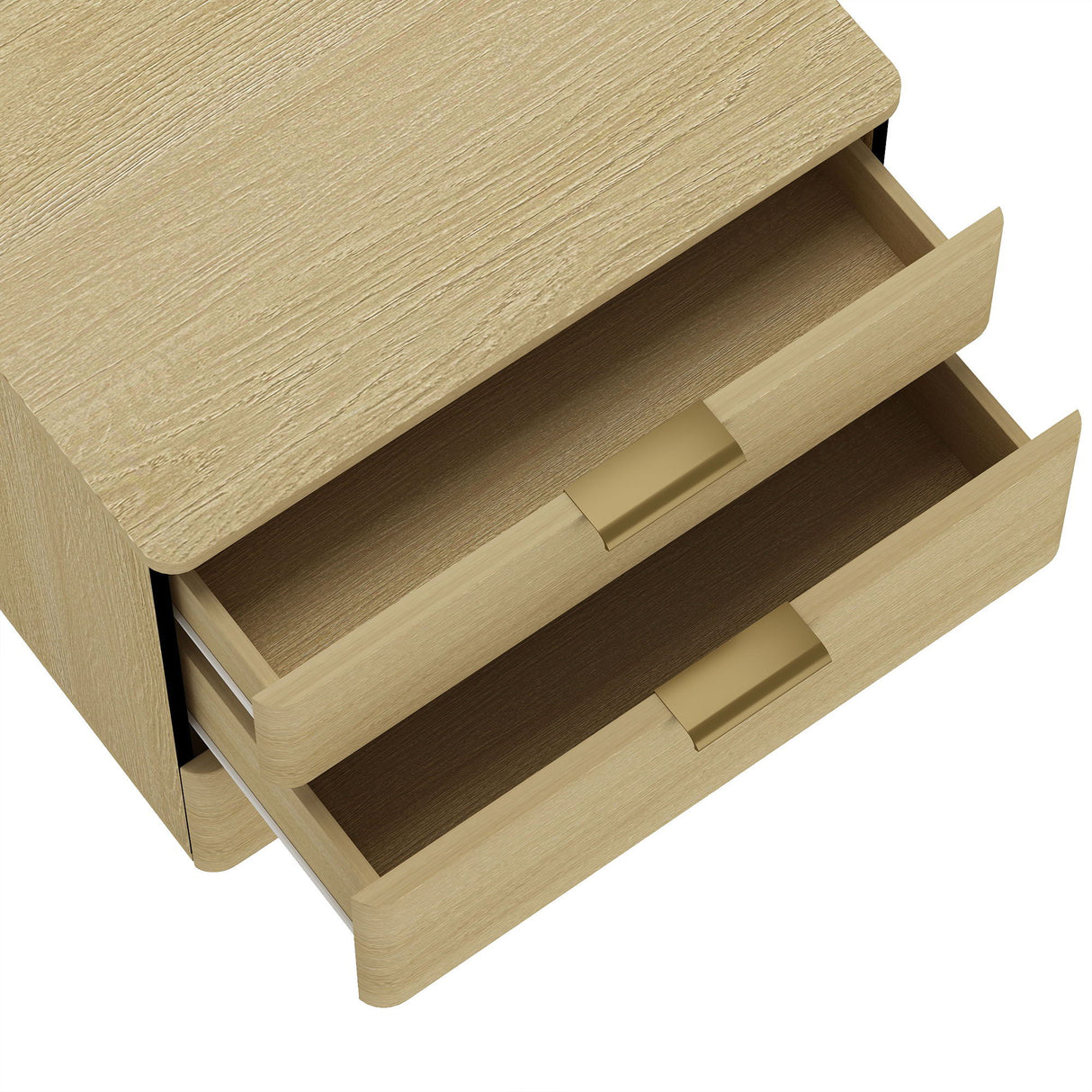 Payton - Nightstand With 3 Drawers - Oak
