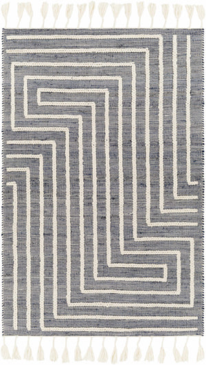 Aditya Tasseled Jute&Wool Carpet - Clearance