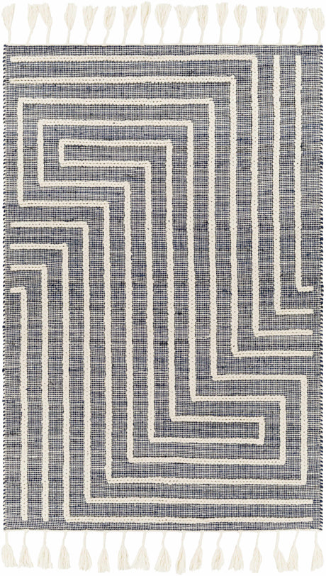 Aditya Tasseled Jute&Wool Carpet - Clearance