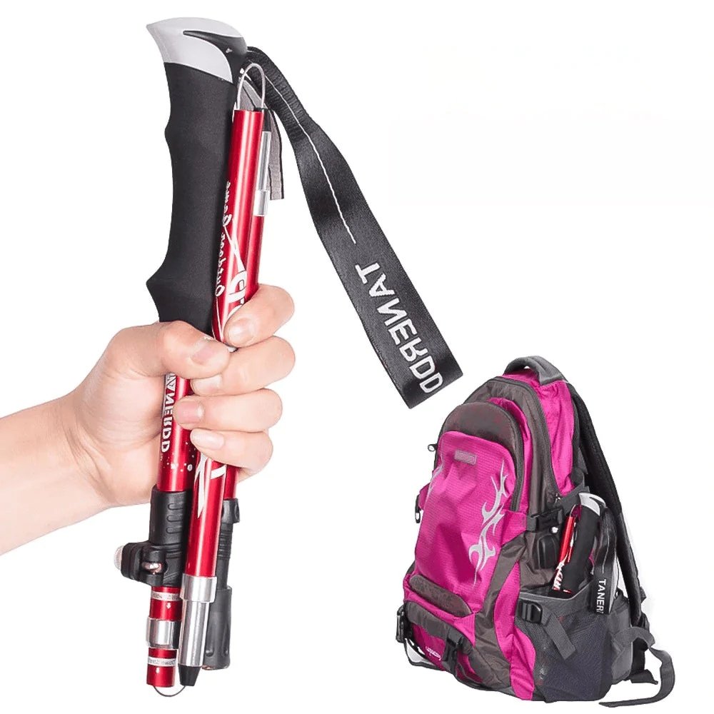 Adjustable Foldable Hiking Poles 110–135cm Trekking Sticks