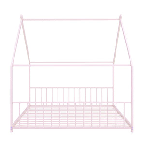 Metal House Bed