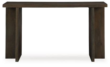 Jalenry - Console Sofa Table - Grayish Brown - Best Buy Furniture
