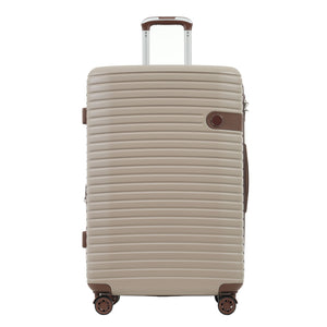 4 Piece Luggage Suitcase Set, Hard Shell Lightweight Expandable Travel Luggage With 4 Packing Cubes