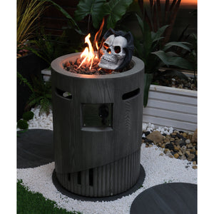 32000 BTU Round Outdoor Gas Fire Pit