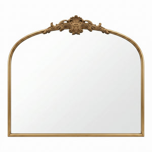 32"x24.4" Baroque Vintage Arched Wall Mirror