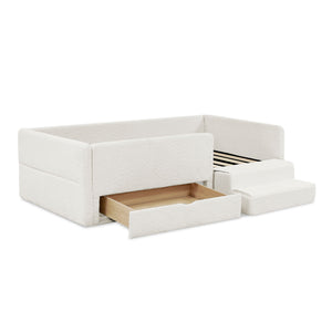 Safe Kids Bed With Guardrails And Storage