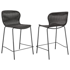 Mckinley - Counter Chair (Set of 2) Seat - Brown