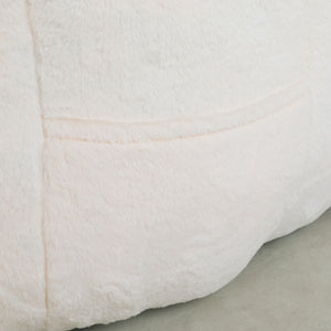 Beanbag Chair, Beanbag Sofa Chair With Armrests Stuffed High Density Foam