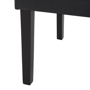 Contemporary Dining Chair With Rubberwood Legs (Set of 2)