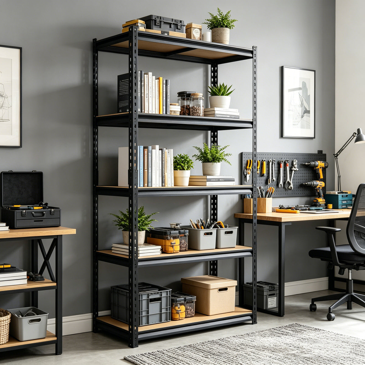 2000LBS Capacity Garage Storage Shelves