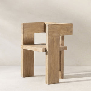 Avenel - Sculptural Block Accent Chair