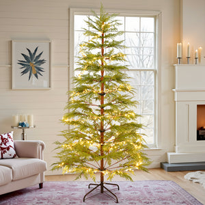 6 Feet Artificial Full Christmas Tree with LED Lights