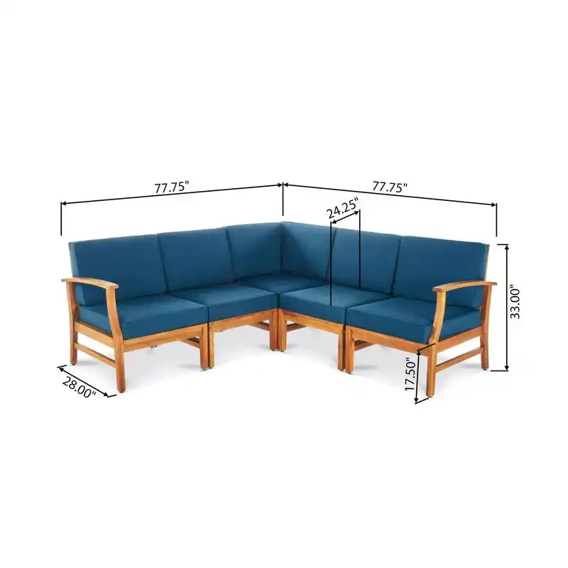 Perla - 5 Pieces Sofa Set - Best Buy Furniture