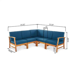Perla - 5 Pieces Sofa Set - Best Buy Furniture