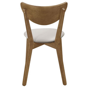 Mid-Century Modern Upholstered Dining Chair (Set of 2)