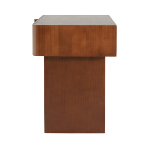 Wood End Table with Drawer