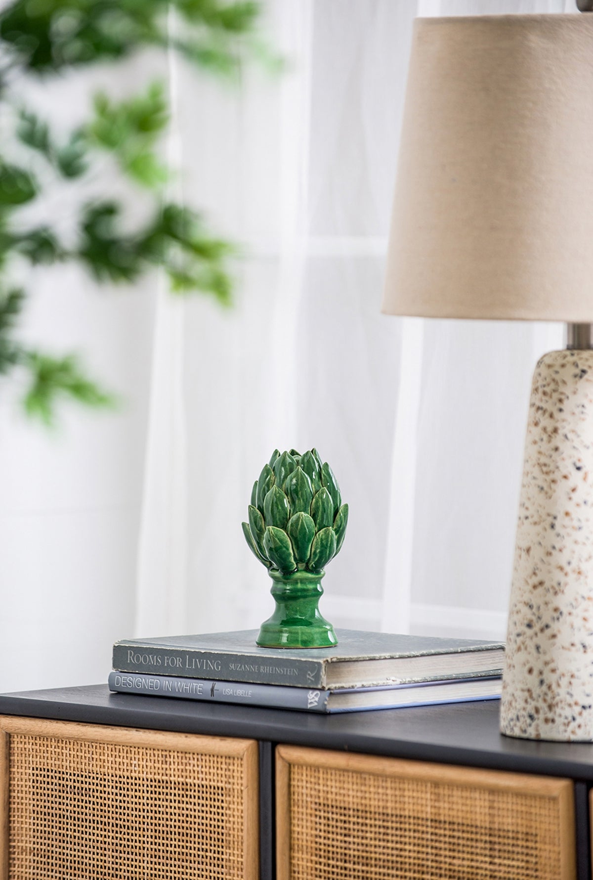 Helsa Blooming Artichoke Accent - Small Green