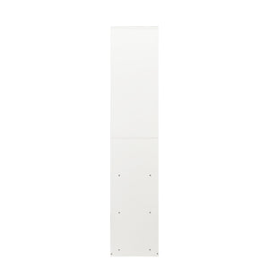 Freestanding Closet System with 6 Open Shelves and 2 Hanging Rods