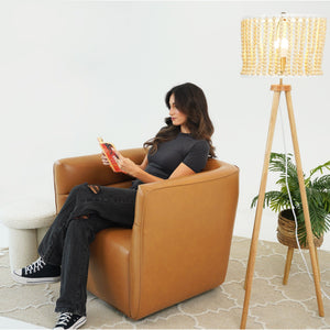 Callan - Swivel Chair - Tan