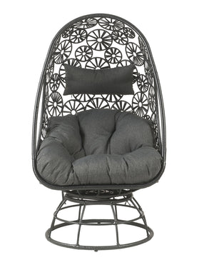 Hikre Clear Glass Patio Furniture Set