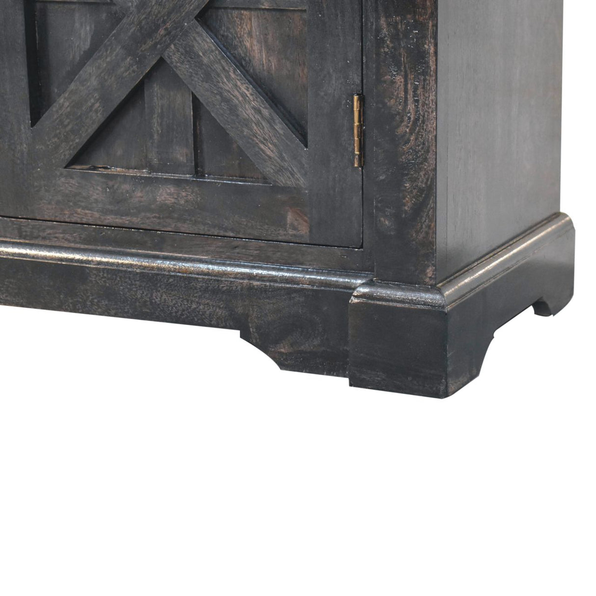 Solid Wood Regal Rustic Sideboard - 6 Compartments