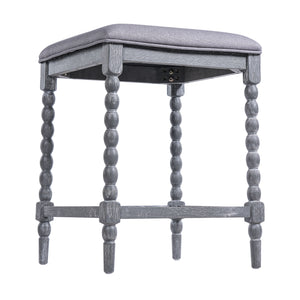26" Counter Stools Set of 4 with Upholstered Seat