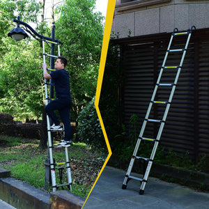8.5FT Telescopic Aluminum Alloy Multi-Purpose Ladder