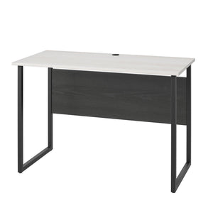 Sorina Writing Desk - White / Light Oak