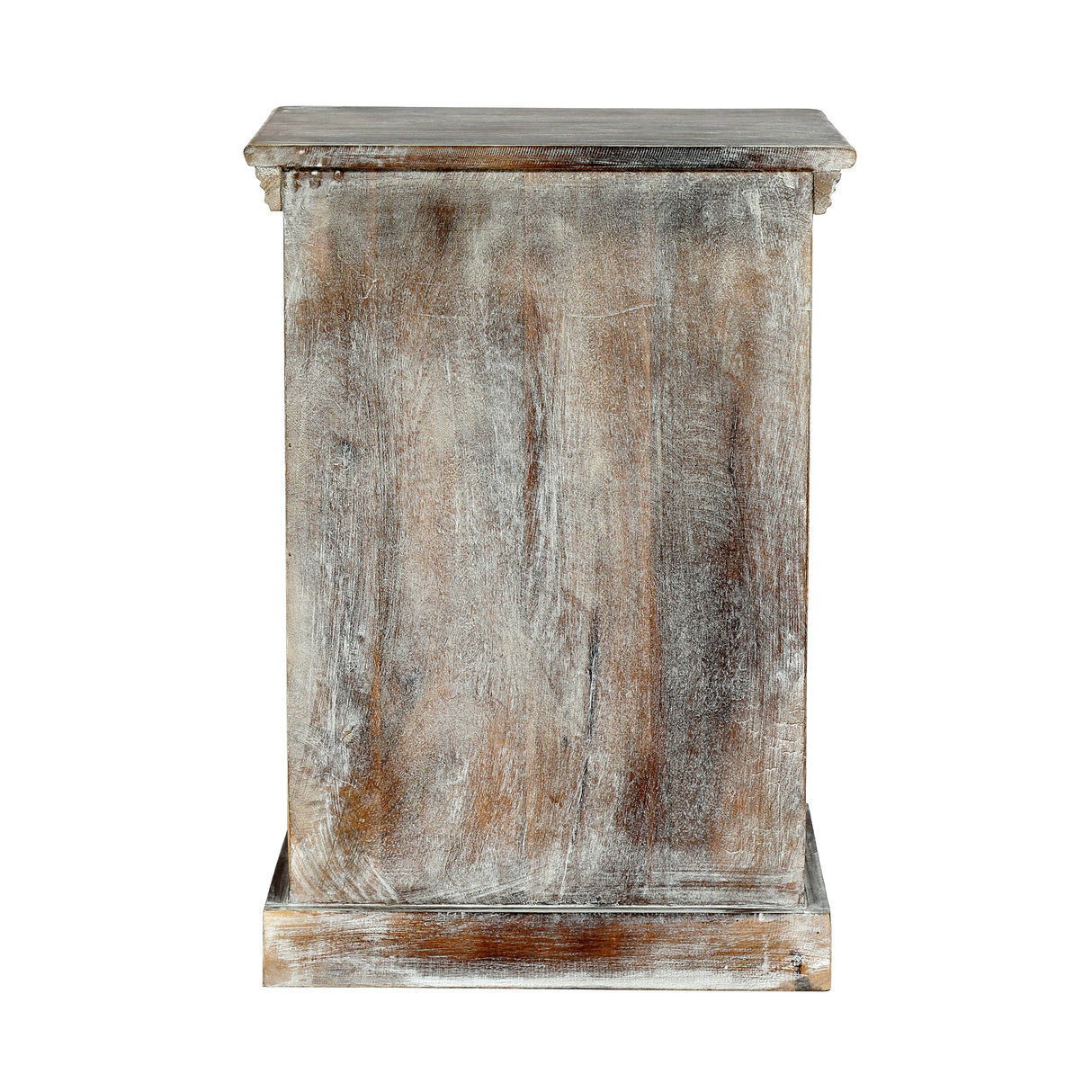 Wooden Nightstand With 1 Drawer 1 Door